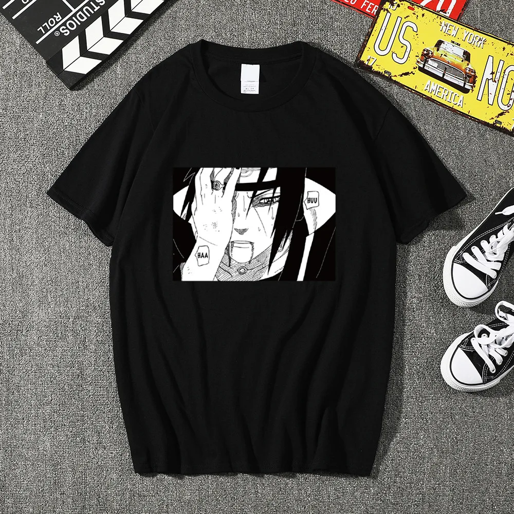 Мужская модная футболка с аниме Sad Girl эстетическая в стиле Харадзюку топы