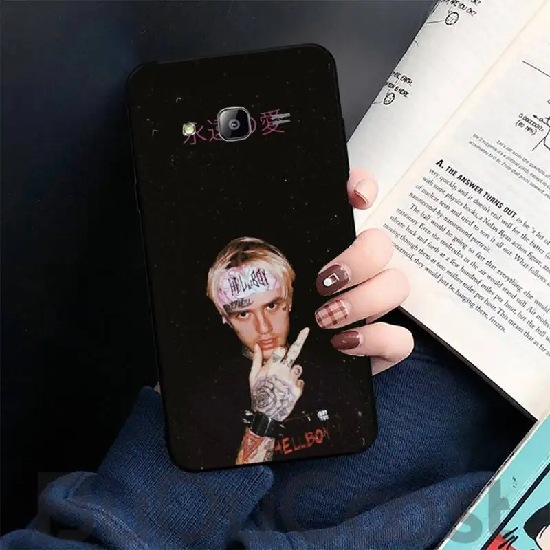 

Lil Peep Phone Case For Samsung galaxy S 7 8 9 10 20 edge A 6 10 20 30 50 51 70 note 10 plus