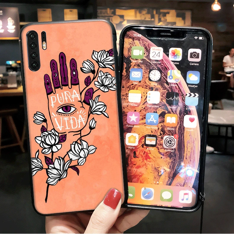 Сусального золота сглаза в Румяна чехол для телефона ТПУ Huawei Честь 20 Pro стиле 20-х г