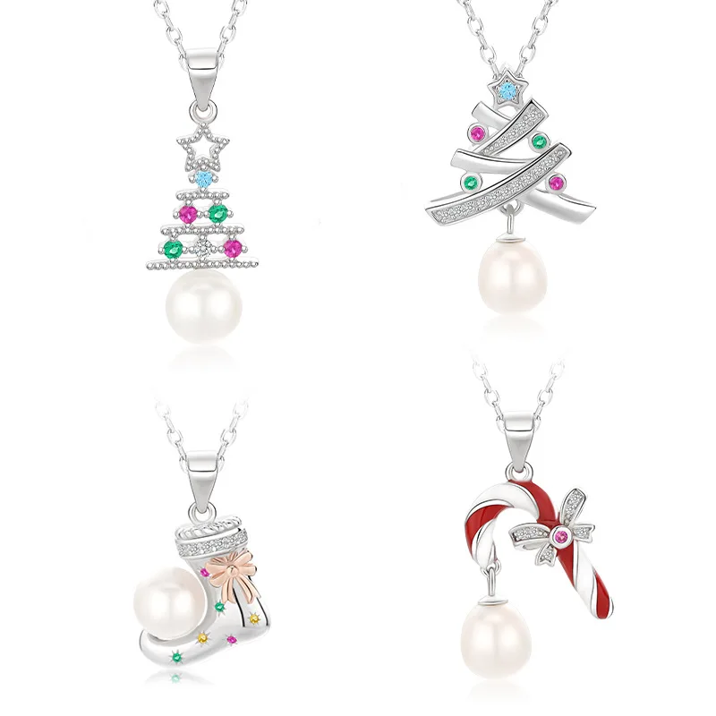 

Рождественский подарок, ожерелье с кулоном из серебра пробы, Женская Корейская версия Instagram, сетчатая красная модная цепочка до ключиц, аксе...