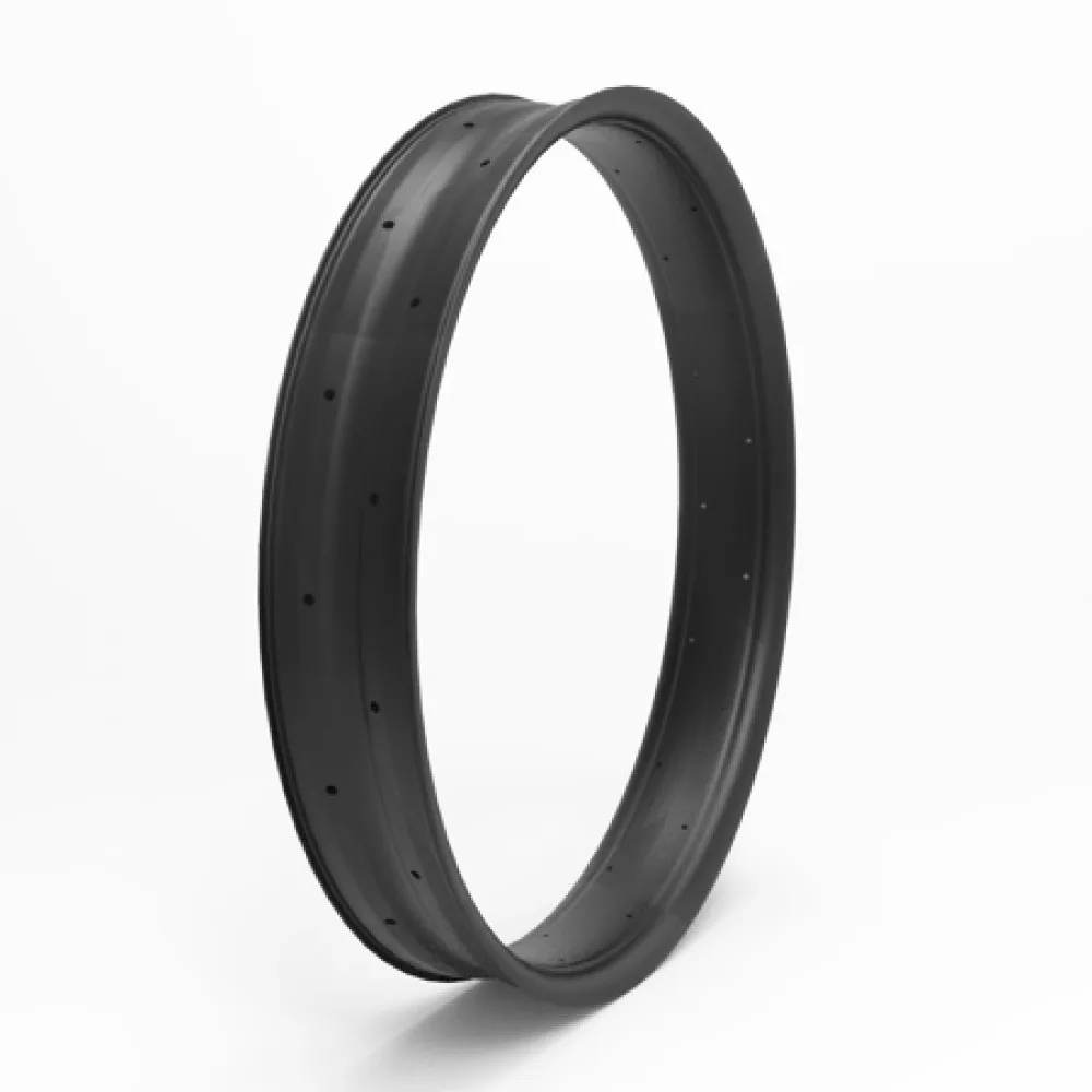 Billig Carbon Fett Felge 80mm Breite 25mm Tiefe Für 24 Zoll Schnee Bike/Strand Bike Fatbike Räder Hookless Tubeless Reifen Felgen