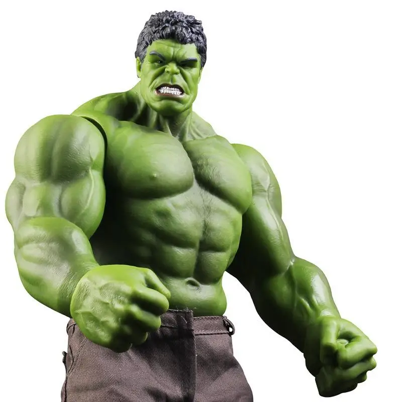 disney avengers hulk 42cm anime action figure model doll decoration pvc collection movability figurine toys for childrens gift free global shipping