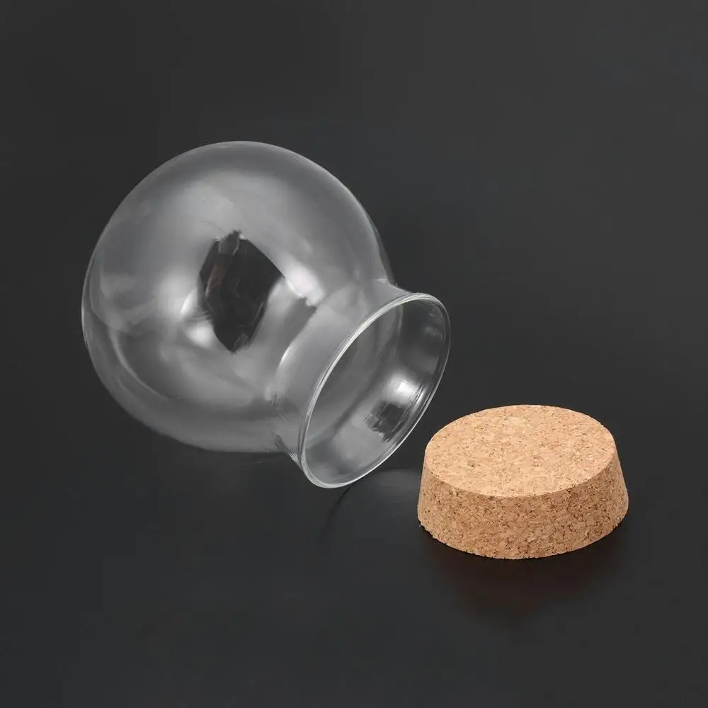 Мини Стекло бутылок пустой образец баночки с пробкой пробки для декорирования