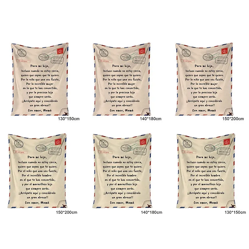 

Premium Blanket to My Daughter/Son Durable High Quality Comfortable Flannel Blanket for Home PAK55