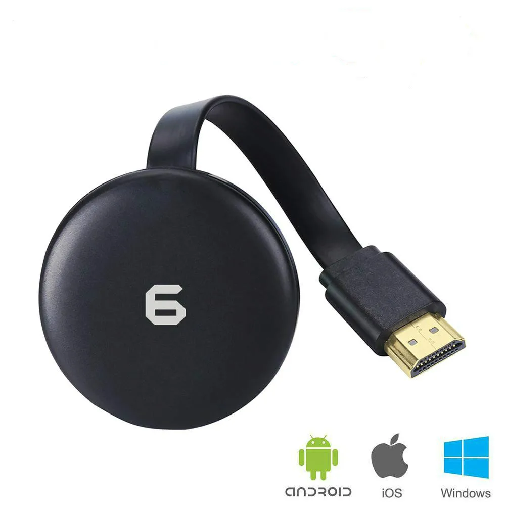 HDMI беспроводной дисплей G6 4K WIFI приемник дисплея 1080P Мобильный экран литой адаптер