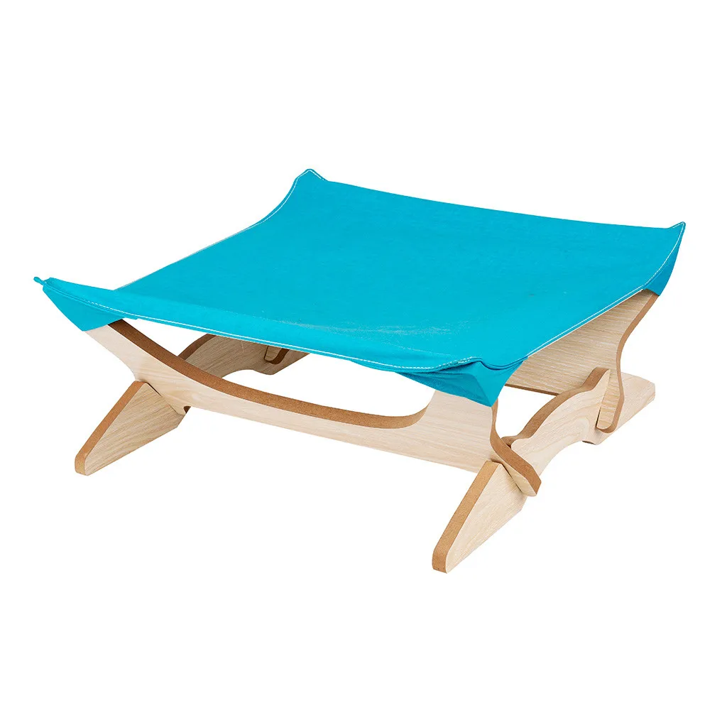 Квадратный коврик 4-острый гамак для кошек деревянная Съемная рама скалолазания