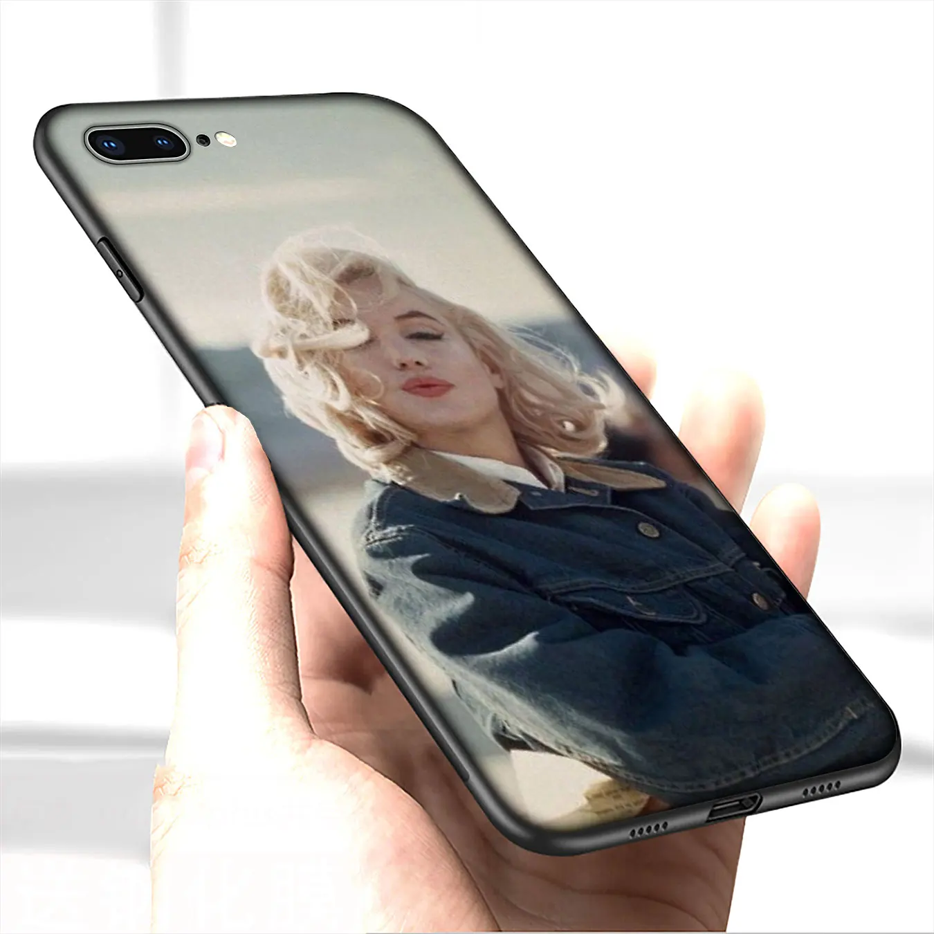 Мягкий силиконовый чехол IYICAO для телефона Мэрилин Монро iPhone 12 Mini XR X XS 11 Pro Max 5 5S SE 6