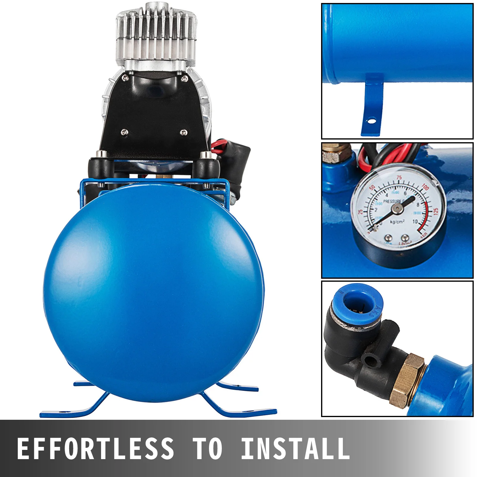 

12V Train Truck Horn 120PSI 6L Air Compressor Reliable with Pressure Switch