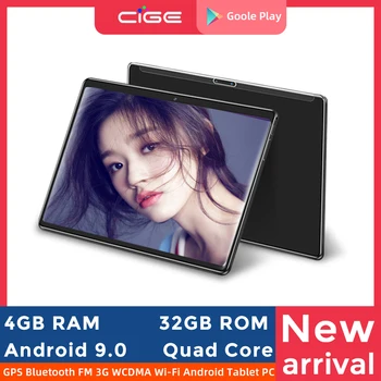 10 inch Tablet PC Android 9.0 Quad-Core 32GB Storage Tablets Computer 4GB RAM 1280x800 IPS HD 5MP Camera GPS FM For Children's
