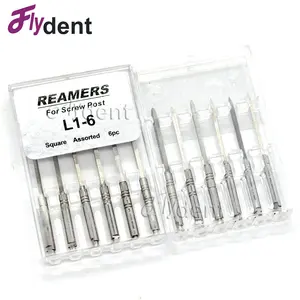 Стоматологические резаки из нержавеющей стали, сверла для винтовой стойки, фотоматериал, 6 шт. в упаковке