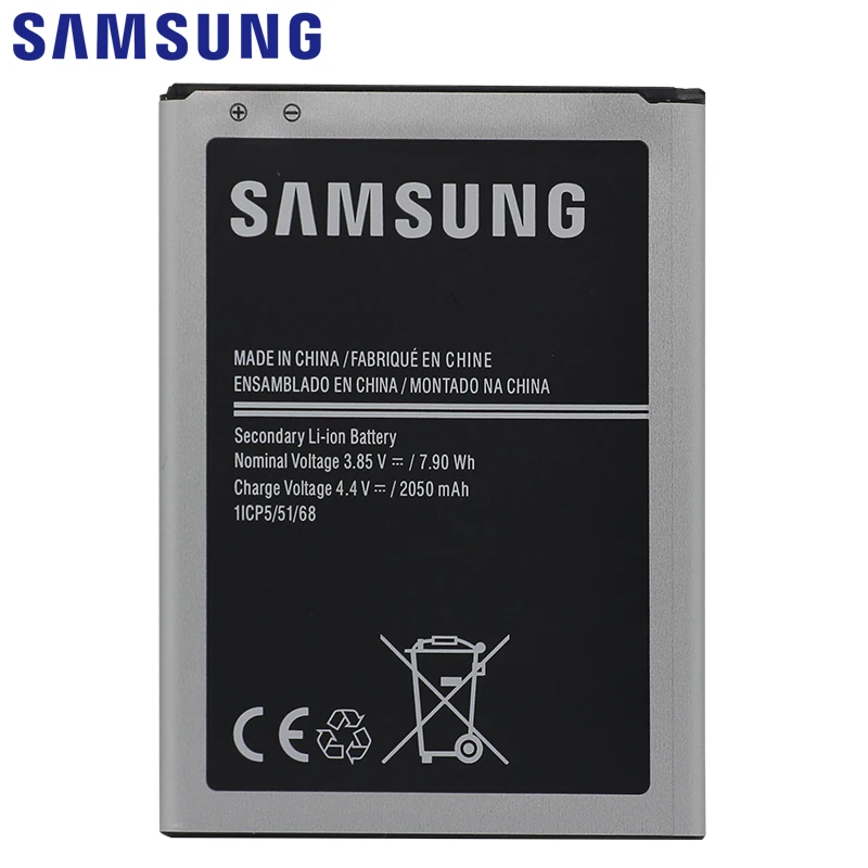Оригинальная батарея samsung EB-BJ120CBU EB-BJ120CBE 2050 ма-ч для samsung Galaxy J1 версия J120 J120F J120A J120H J120T J120DS