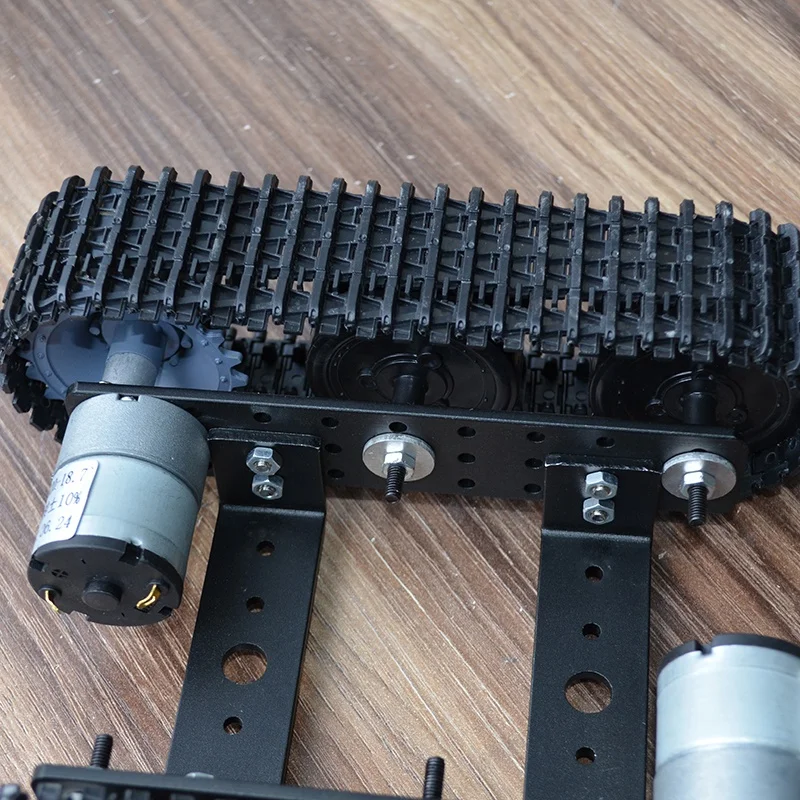 

Aluminum Alloy Tank Robot Chassis 12V SN5000 Tracked Car DIY for Arduino Vehicles & Remote Control Toys