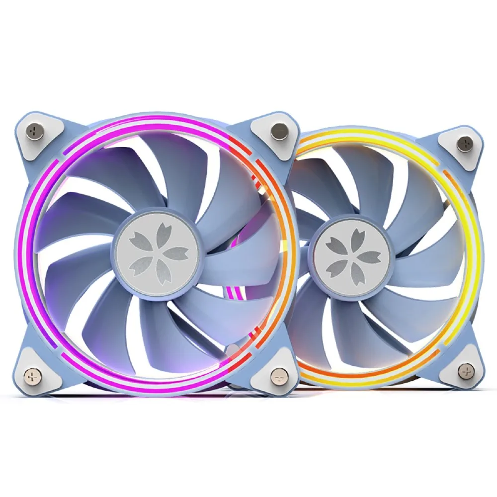 Yeston 12 см ARGB Вентилятор охлаждения корпуса DC 12V 4-Pin PWN Гидравлический бесшумный