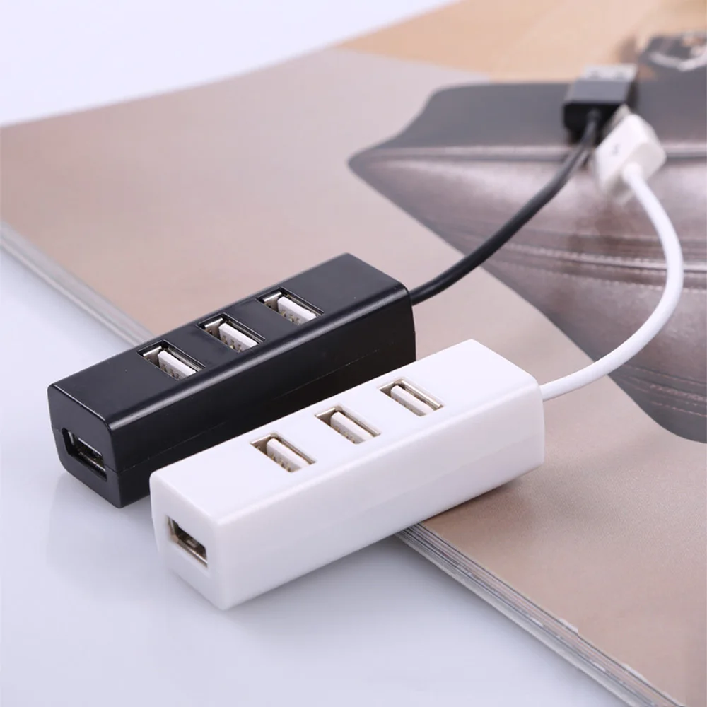 Мини-usb 2 0 концентратор с 4 портами Портативный высокоскоростной разветвитель