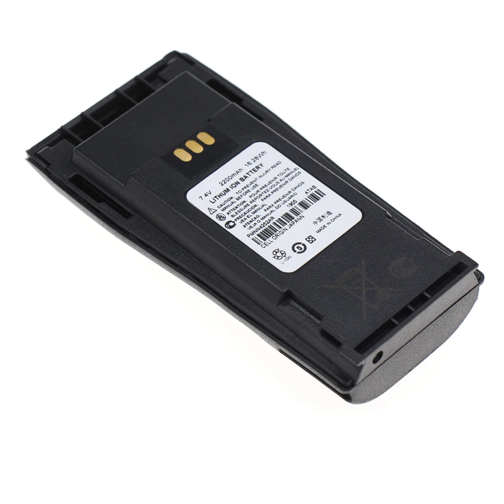 2200 мАч PMNN4252AR сменный литий-ионный аккумулятор для Motorola CP040 CP140 DP1400 walkie talkie