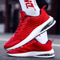 new style pull back breathable sports shoes tide shoes full palm cushion tide shoes shock absorption lightweight casual shoes