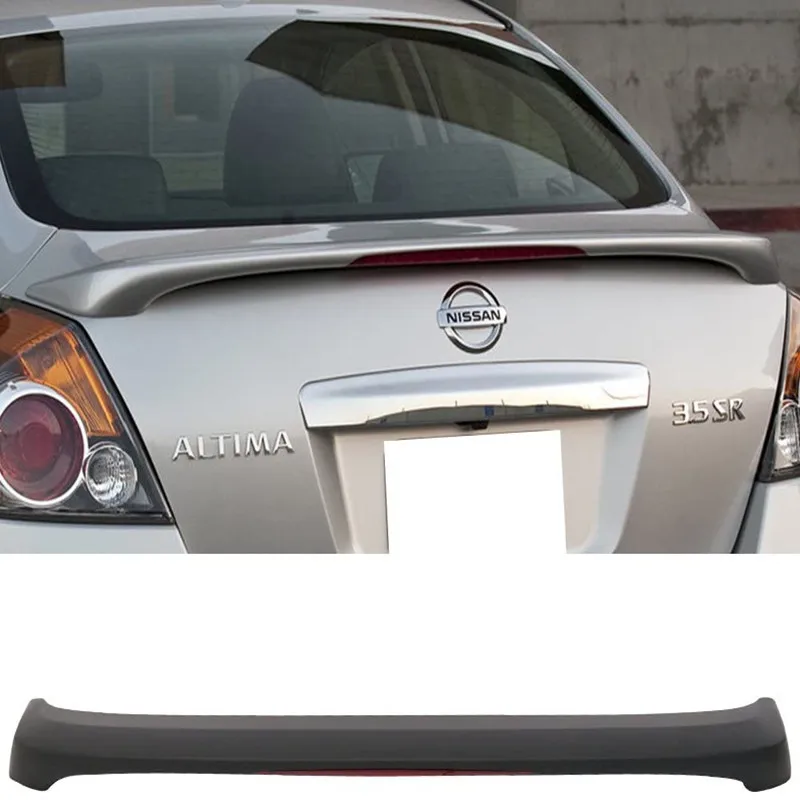 

Подходит для 2007-2012 Nissan Altima 4Dr Sedan OE багажник спойлер и светодиодный 3-й стоп-светильник