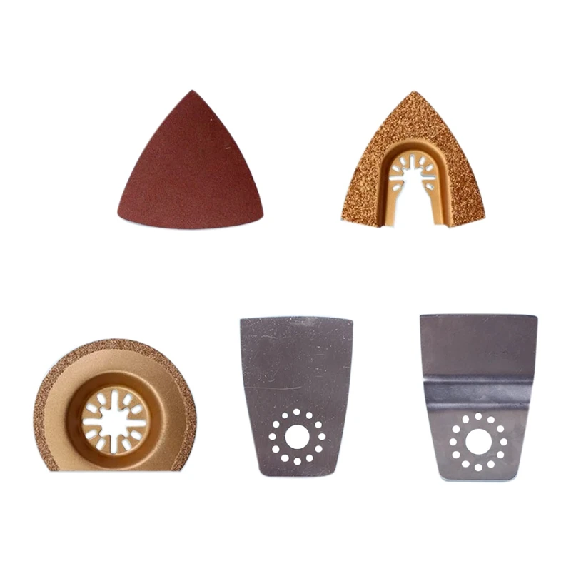 14 шт. Универсальный пильный диск Осциллирующий аксессуар набор для резки дерева