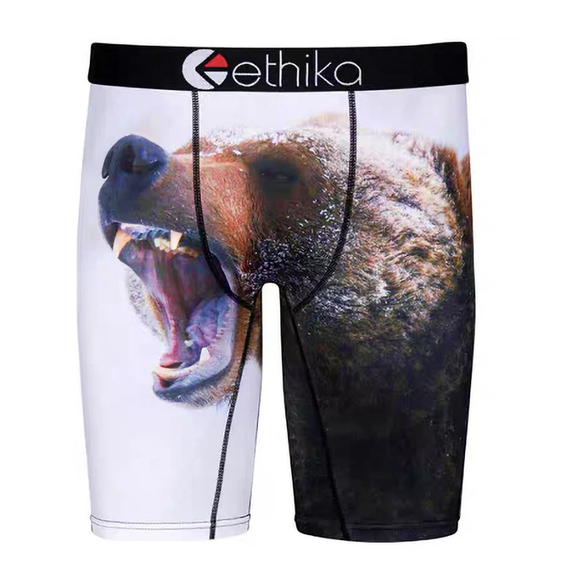 

Модные новые боксеры Ethika, облегающие мужские длинные спортивные трусы, индивидуальные трендовые мужские спортивные шорты Ethika