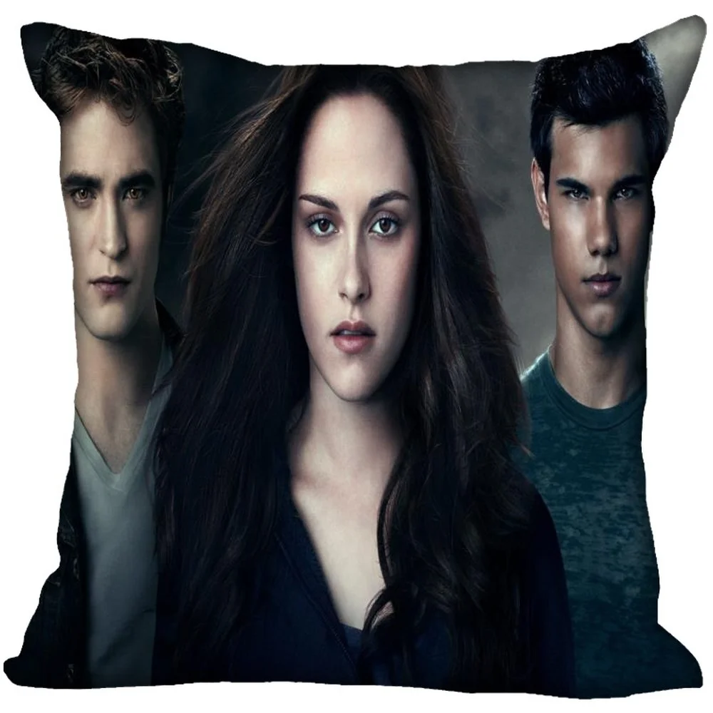 

CLOOCL The Twilight Saga Breaking Dawn Pillow Covers Polyester Zipper Movie Role Print Cushion Cover Throw Pillow Case