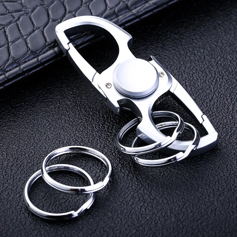 

Relieves Stress Finger Spinner Ketchain Bottle Opener Adult Kids Boy Toy EDC Finger Spinner Fidget Hand Spinner Anti-Anxiety Toy