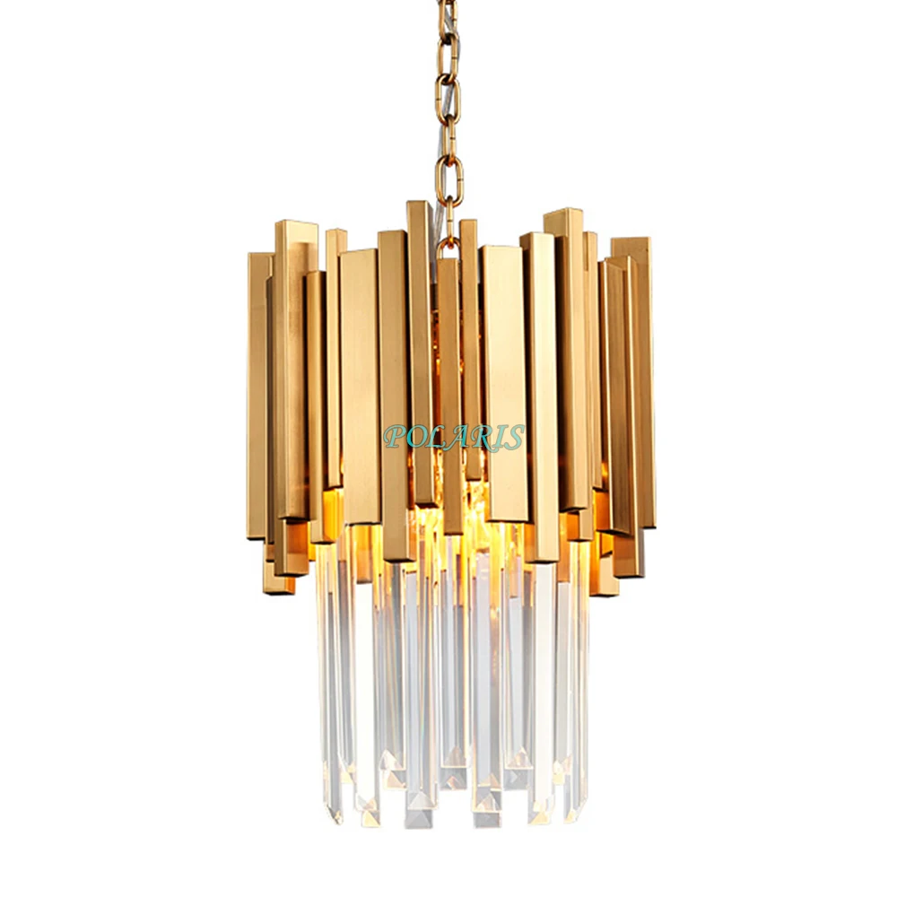 

Modern Crystal Chandelier Lighting Fixture Luxury Contemporary Chandelier Hotel Living Dining Room Cristal Pendant Hanging Light