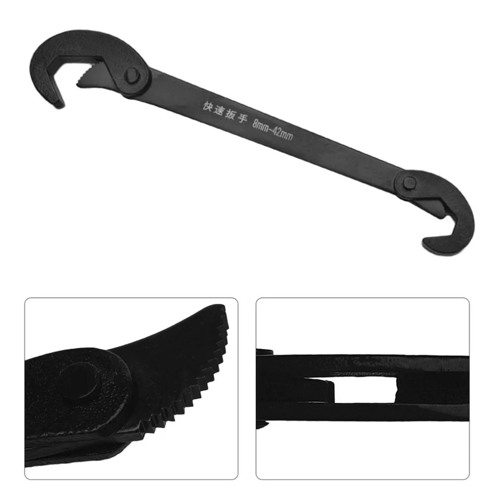Новый универсальный ключ 8 42 мм регулируемый гаечный с двойной головкой