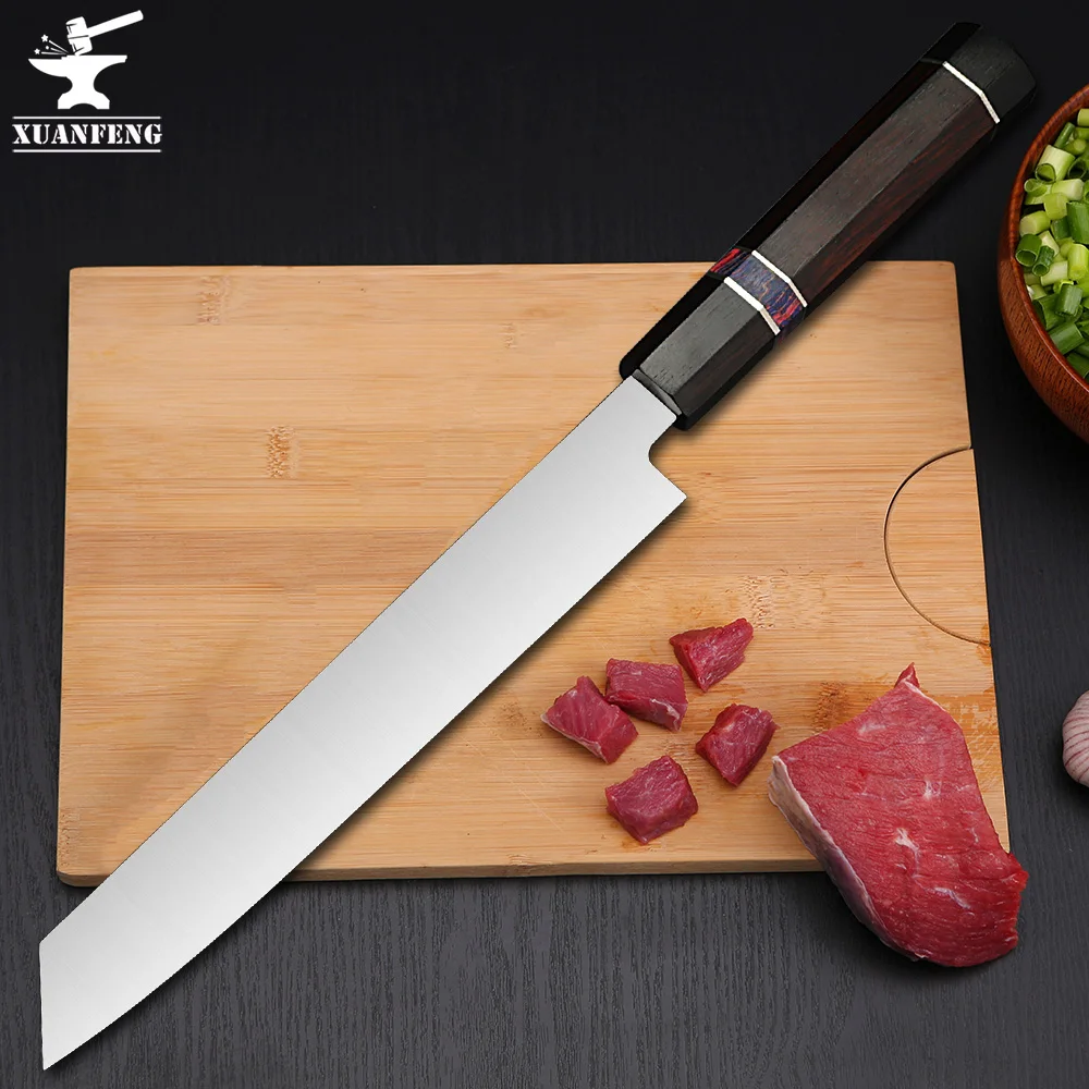 

XUAN FENG нож шеф-повара VG10 сталь острый Kiritsuke Gyuto инструмент для нарезки мяса кухонный инструмент нож