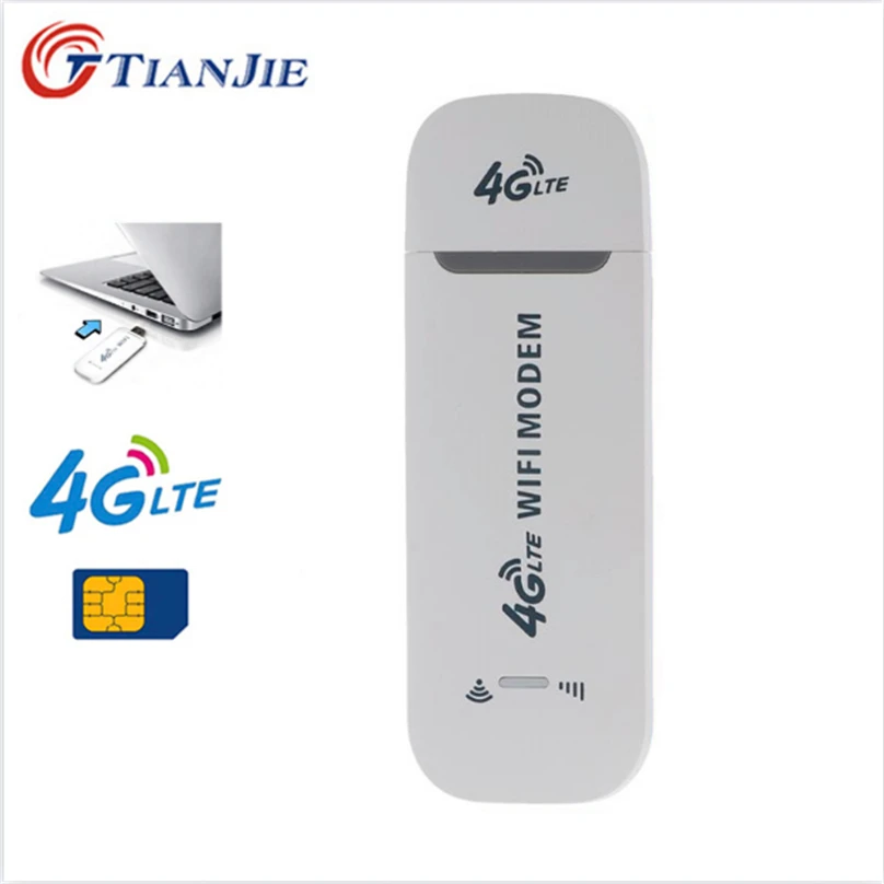 TianJie 4G Wi Fi роутер LTE USB модем Беспроводная широкополосная Мобильная точка доступа