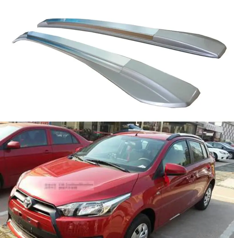 Для Toyota Yaris L 2013 2014 2015 2016 рейки на крышу для багажника стойки багажа верхние из
