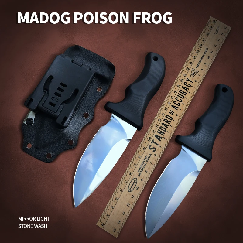 A2 Steel Bushcraft Knife G10 Handle Fixed Blade Tactical Survival Knives Outdoor Camping Kniveswith Kydex Scabbard | Инструменты