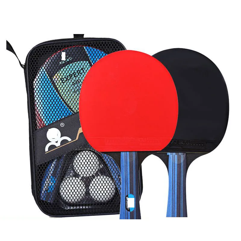 Ракетка для настольного тенниса с длинной резиновой ручкой короткий светильник