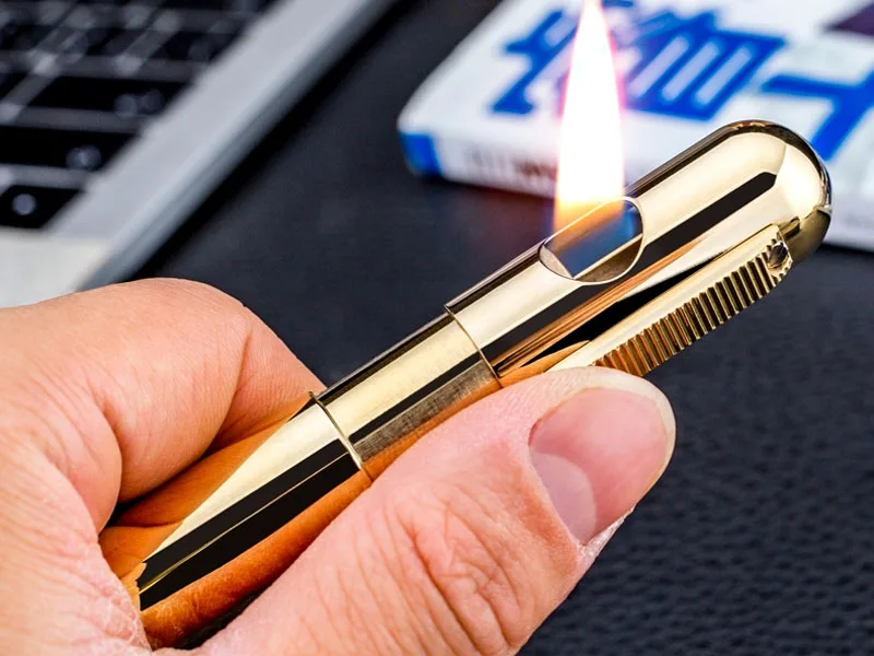Керосиновая Зажигалка для сигарет в стиле ретро из чистой латуни креативная