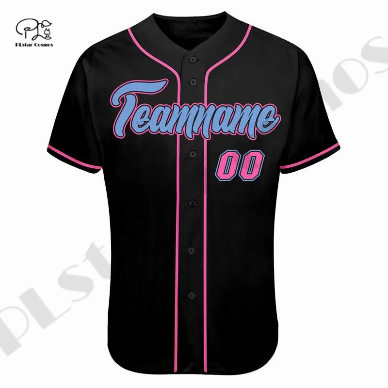 PLstar Cosmos Newest 3Dprinted Baseball Jersey Skull Team Custom Name Number Casual Unique Unisex Funny Sport Streewear Style-1