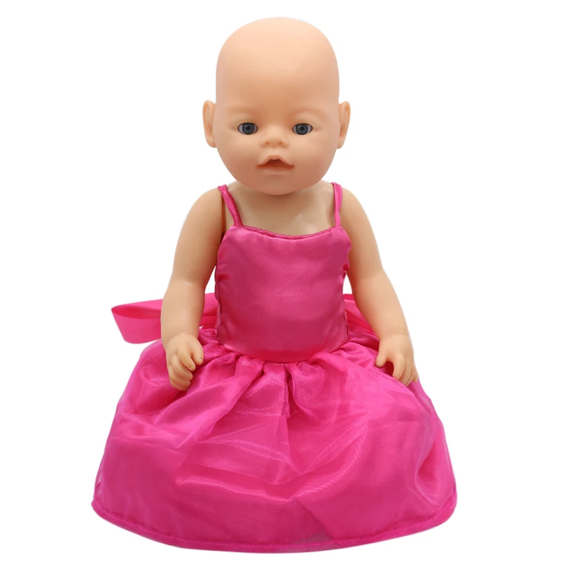 

Doll Clothes Dress Fit 18 Inch American&43 CM Reborn Baby Dolls OG Girl Doll Russia Doll DIY Gift`s Toy