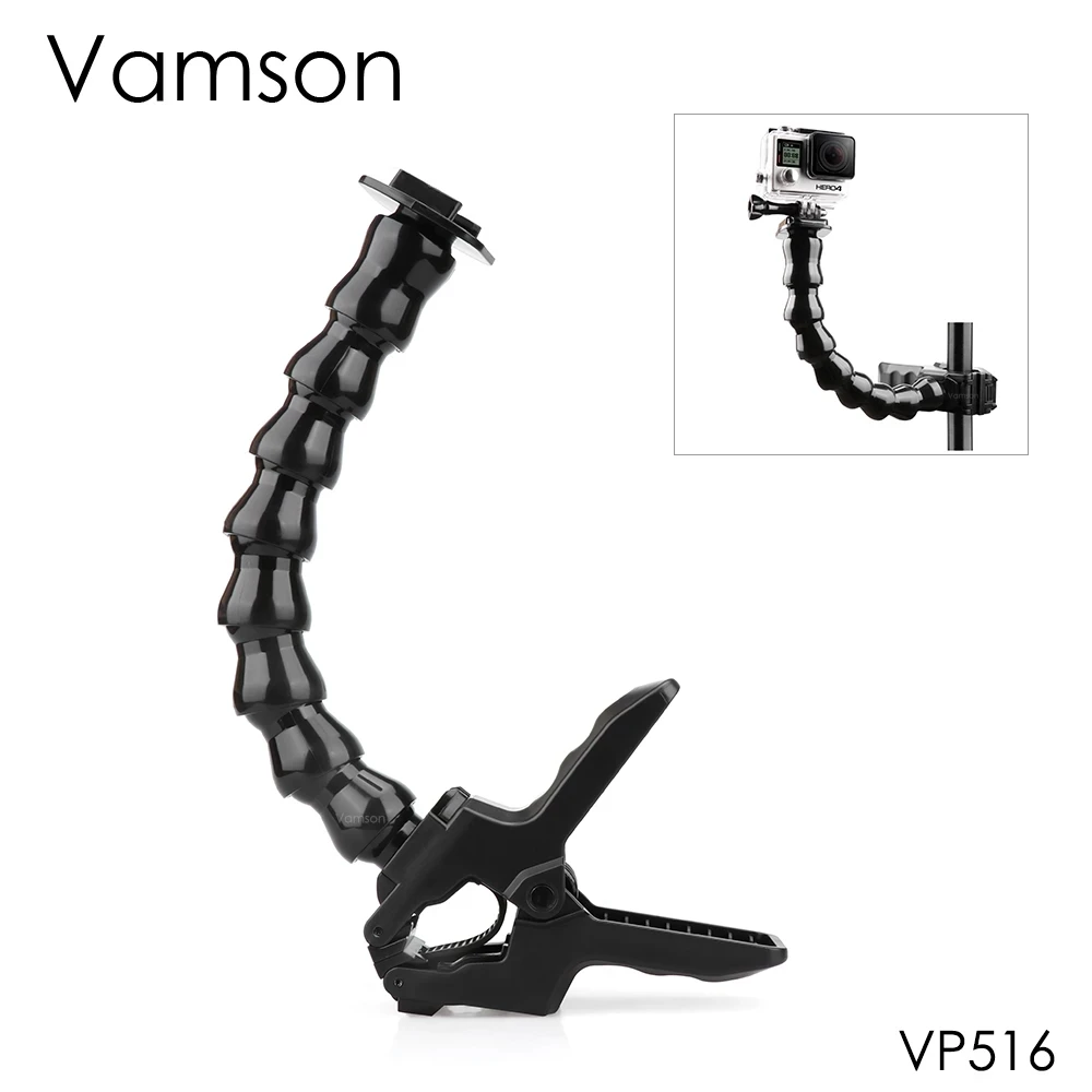 Регулируемый Гибкий штатив Vamson для Go Pro аксессуары Gopro hero7 6 5 4 Yi камера VP516|for gopro