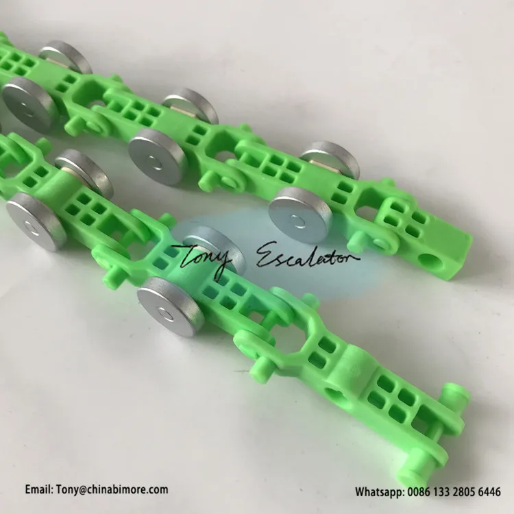 Эскалатор зеленые поручни цепочка Newel 17 соединений для OTIS|Запчасти эскалаторов| |