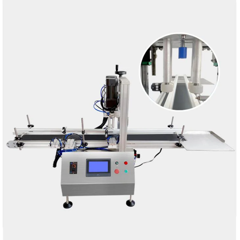Пневматическая настольная автоматическая машина для Пинга крышек бутылок с