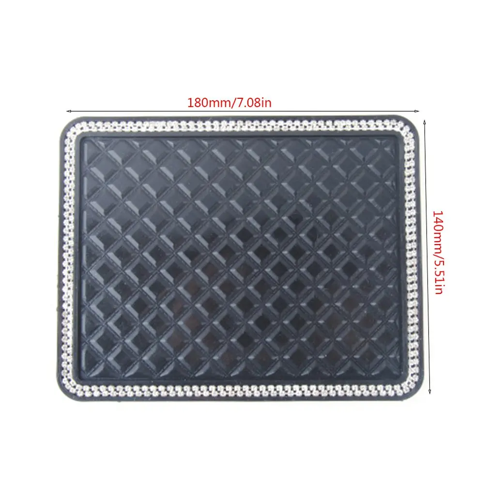 

Car Perfume Ornaments Diamond Mats Car Decoration Supplies Grid Storage Mats Slip Pads Sunscreen Can Be Attached