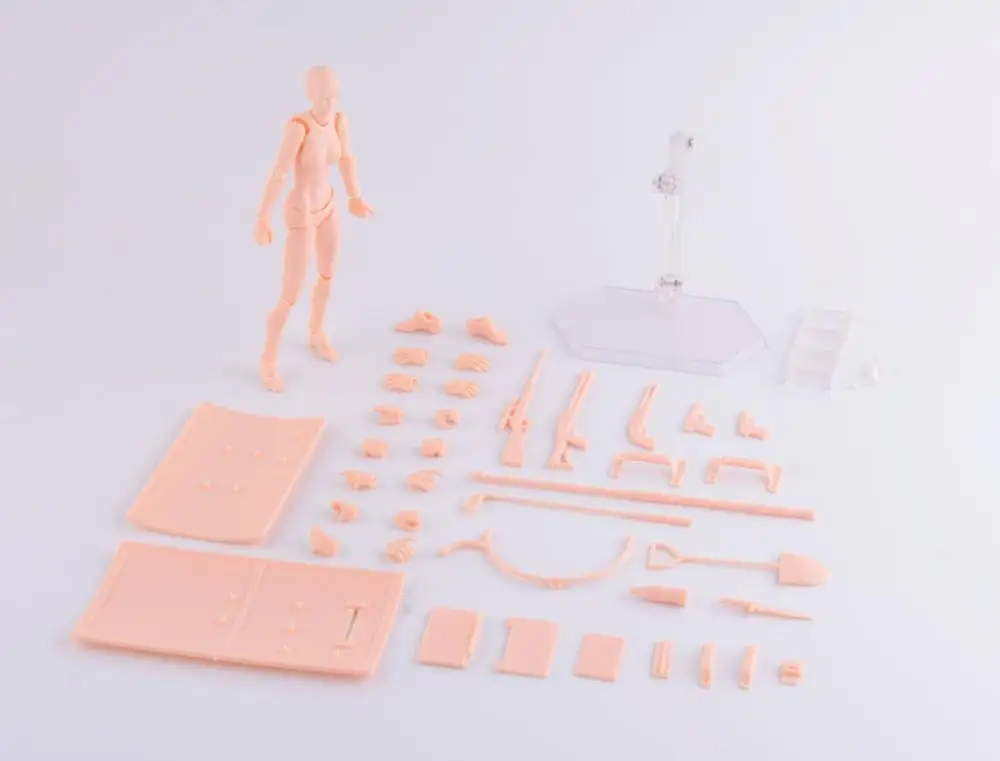 

Figma Deluxe Edition Body Kun Body Chan BJD Joints Movable PVC Action Figure Model Toys Collectible gift