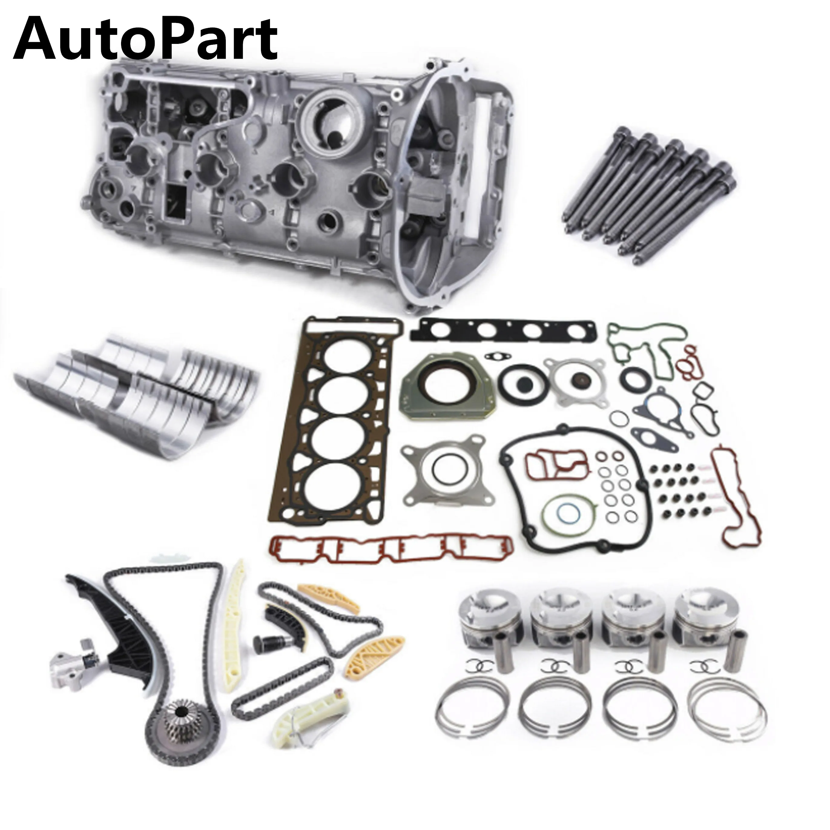 Набор для ремонта двигателя 1 комплект 06K109158AD 06H 103 085 G EA888 2 0 T Audi A4 A5 A6 A8 Q5 VW Jetta