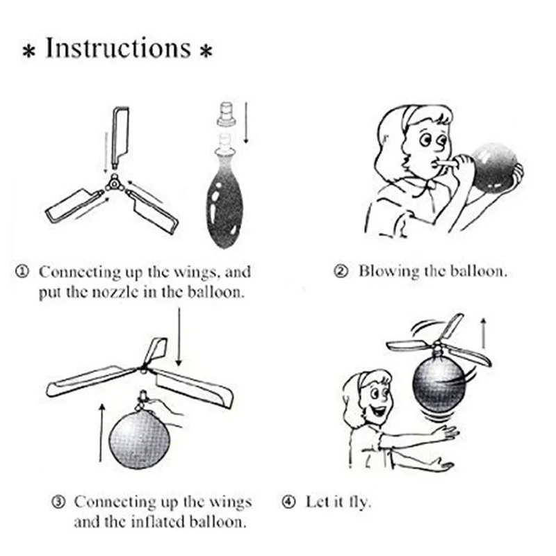 AISPORT Детские воздушные шары вертолет летающая игрушка ребенок день рождения