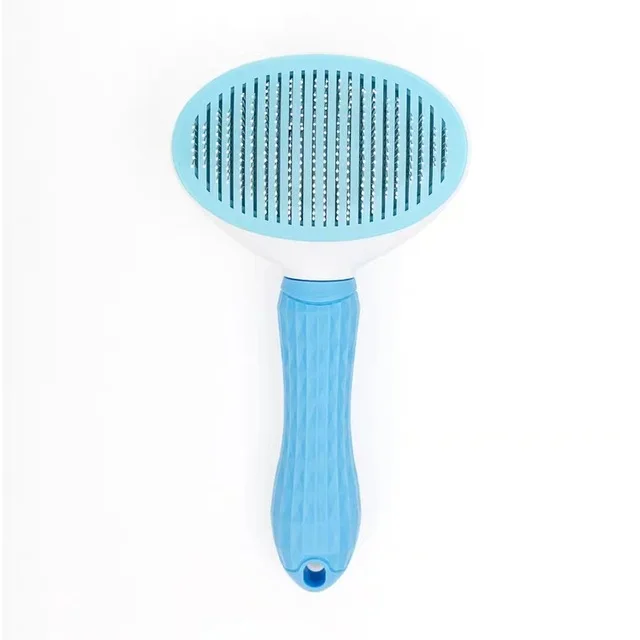 blue2 OUYXR Щетка для собак, быстрая очистка, длинные волосы, игла, расческа для удаления волос домашних животных, грабли, щетка для кошек, инструмент для ухода за шерстью - Цвет: blue2