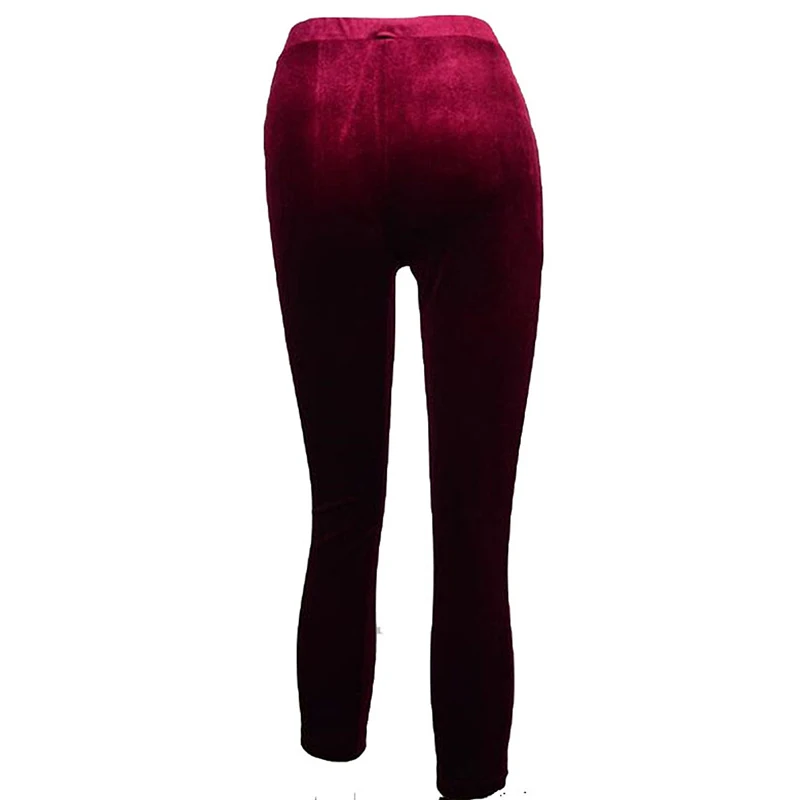 2019 весна лето вязанные золотые бархатные леггинсы тонкие женские повседневные