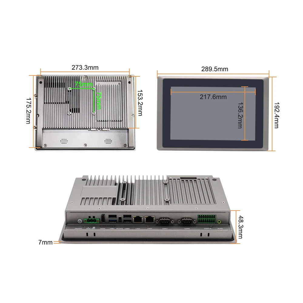 Eglobal Intel Core i7 4500U универсальный сенсорный экран 10 1 дюйма IP65 промышленная панель ПК