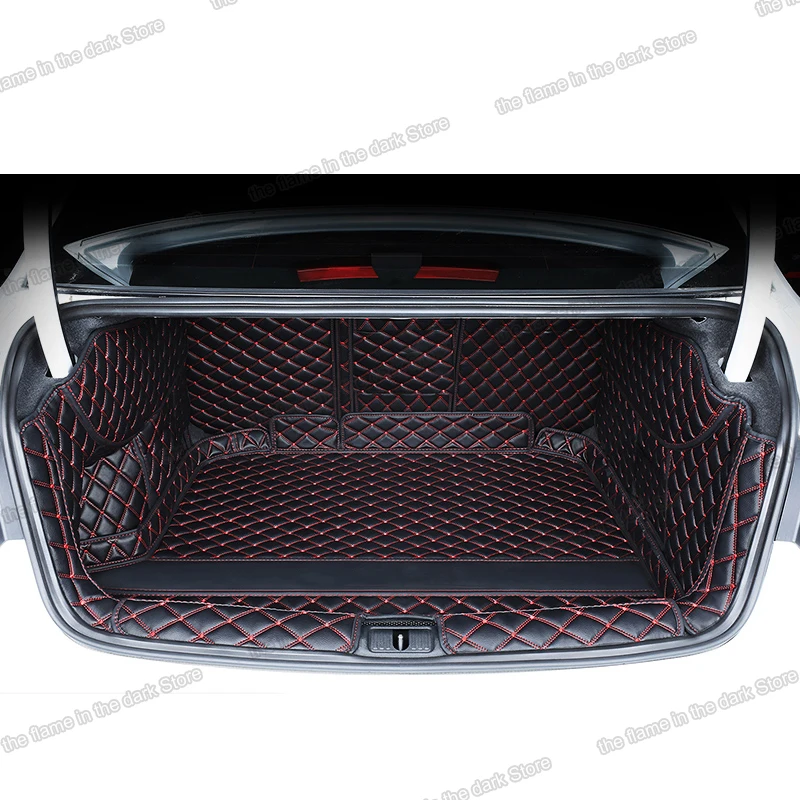

Leather Car Trunk Mat Cargo Liner for Audi A3 2020 2021 2022 8y accessories boot interior sportback rear auto styling automobile