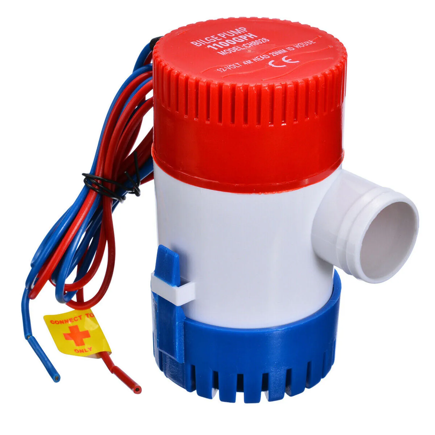 12V электрический насос 1100GPH морской Трюмный водяного насоса для погружной