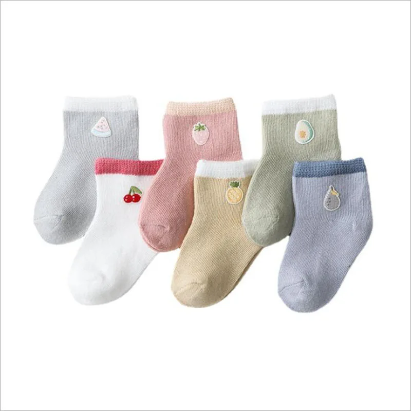 2021 новые весенне-летние детские носки, однотонные, для новорожденных, мягкие хлопковые носки короткие носки для маленьких девочек