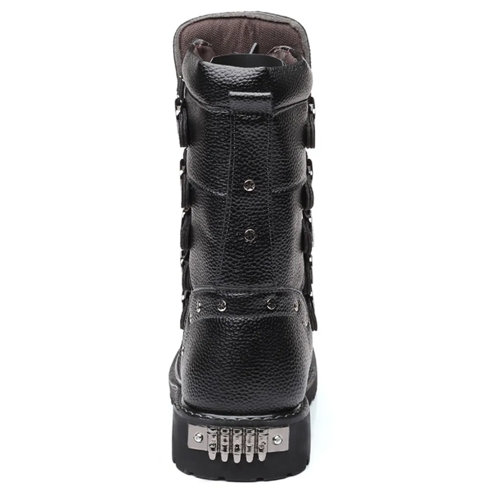 Для Мужчин's готические сапоги мотоботы мужчин в западном стиле армейские