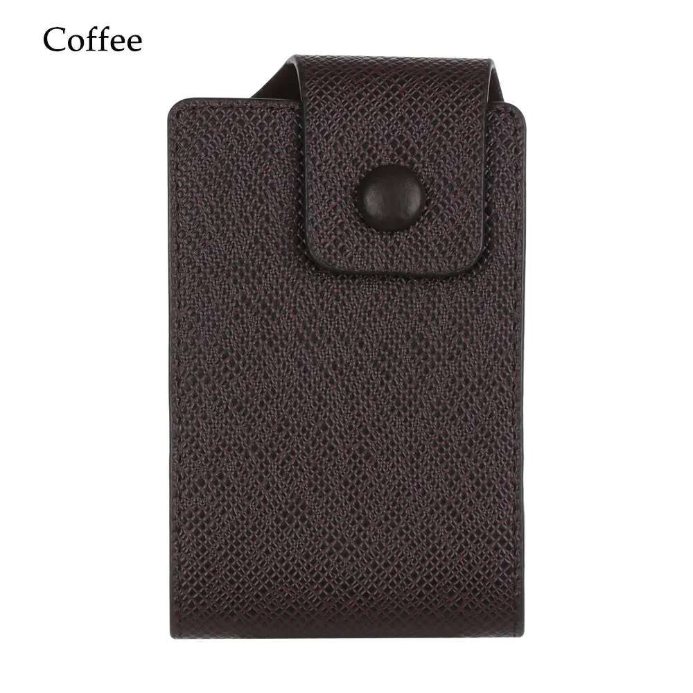 coffee 1 шт. мужской кредитный держатель для карт кожаный кошелек для карт чехол-кошелек многослойный банк ID держатель для карт и монет подарки - Цвет: coffee